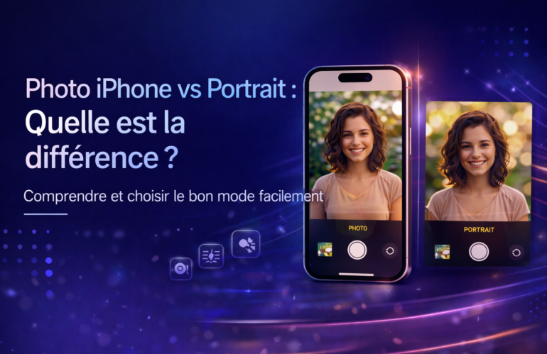 Photo iPhone vs Portrait : Quelle est la différence et comment choisir ?